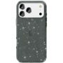 Husă transparentă cu sclipici pentru iPhone 17 Pro Max - gri
