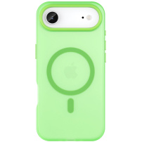 Husă mată translucidă cu MagSafe pentru iPhone Air - verde