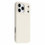 Husă mată din plastic moale pentru iPhone 17 Pro - bej