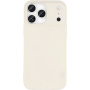 Husă mată din plastic moale pentru iPhone 17 Pro - bej