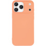 Husă mată din plastic moale pentru iPhone 17 Pro - portocaliu