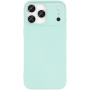 Husă mată din plastic moale pentru iPhone 17 Pro - mentă