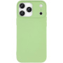 Husă mată din plastic moale pentru iPhone 17 Pro - verde