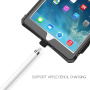 Husă SHELLBOX rezistentă la șocuri și impermeabilă pentru iPad 10,2" (2019-2021) - negru