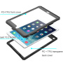 Husă SHELLBOX rezistentă la șocuri și impermeabilă pentru iPad 10,2" (2019-2021) - negru