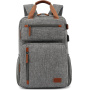Rucsac COOLBELL cu curea reglabilă și port USB extern pentru iPad / MacBook de până la 16" - gri