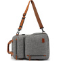 Rucsac COOLBELL cu curea reglabilă și port USB extern pentru iPad / MacBook de până la 16" - gri
