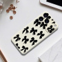 Husă de protecție cu model fundițe pentru iPhone 17 Pro Max - bej
