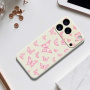 Husă de protecție cu model fluturi pentru iPhone 17 Pro Max - bej