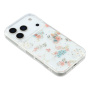 Husă strălucitoare transparentă pentru iPhone 17 Pro Max - flori