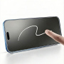 Rurihai sticlă mată securizată 2.5D cu ramă neagră pentru iPhone 17 Pro