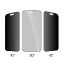 Sticlă securizată Rurihai 2.5D Anti-Spy cu ramă neagră pentru iPhone 17 Pro Max
