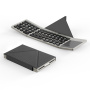 Tastatură Bluetooth wireless pliabilă cu touchpad și suport DUX DUCIS OK Flip - gri