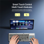 Tastatură Bluetooth wireless pliabilă cu touchpad și suport DUX DUCIS OK Flip - gri