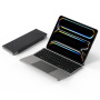 Tastatură Bluetooth wireless pliabilă cu touchpad și suport DUX DUCIS OK Fold - gri