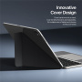 Tastatură Bluetooth wireless pliabilă cu touchpad și suport DUX DUCIS OK Fold - gri