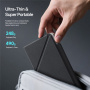 Tastatură Bluetooth wireless pliabilă cu touchpad și suport DUX DUCIS OK Fold - gri