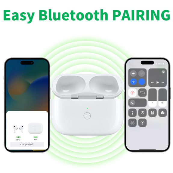 Carcasă de încărcare de rezervă cu conector USB-C pentru AirPods