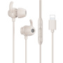 Căști WEKOME YB07 cu conector Lightning - bej