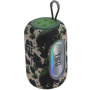 Boxă Bluetooth wireless T&G TG665 cu iluminare de fundal - camuflaj