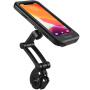 WEST BIKING husă universală magnetică impermeabilă cu suport pentru bicicletă și motocicletă pe ghidon pentru iPhone - negru