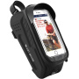 WEST BIKING Geantă de bicicletă impermeabilă cu spațiu pentru iPhone - negru