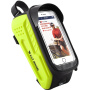WEST BIKING husă impermeabilă de bicicletă cu spațiu pentru iPhone - galben neon