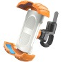 Z012 Suport de bicicletă și motocicletă pentru ghidon, pentru iPhone - portocaliu și alb