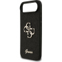 Husă strălucitoare Guess Fixed Glitter 4G Metal Logo pentru iPhone Air - negru