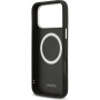 Husă Lacoste Champs Elysees cu MagSafe pentru iPhone 17 Pro Max - negru