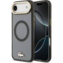 Husă Lacoste Frosted Finish Gold Logo cu MagSafe pentru iPhone Air - gri