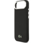 Husă Lacoste Iconic Petit Pique Camera Stand cu MagSafe pentru iPhone Air - negru
