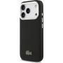 Husă Lacoste Iconic Petit Pique Camera Stand cu MagSafe pentru iPhone 17 Pro - negru