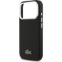Husă Lacoste Iconic Petit Pique Camera Stand cu MagSafe pentru iPhone 17 Pro - negru
