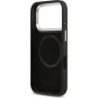 Husă Lacoste Iconic Petit Pique Camera Stand cu MagSafe pentru iPhone 17 Pro - negru