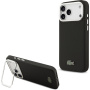 Husă Lacoste Iconic Petit Pique Camera Stand cu MagSafe pentru iPhone 17 Pro Max - negru
