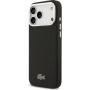 Husă Lacoste Iconic Petit Pique Camera Stand cu MagSafe pentru iPhone 17 Pro Max - negru