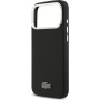 Husă Lacoste Iconic Petit Pique Camera Stand cu MagSafe pentru iPhone 17 Pro Max - negru