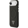 Husă Guess Triangle Logo cu MagSafe pentru iPhone Air - negru