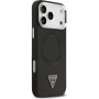Husă Guess Triangle Logo cu MagSafe pentru iPhone 17 Pro - negru