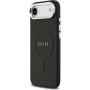 Husă Guess Saffiano cu MagSafe pentru iPhone Air - negru