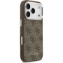 Husă Guess 4G cu MagSafe pentru iPhone 17 Pro - maro