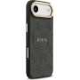 Husă Guess 4G Gold Frame cu MagSafe pentru iPhone Air - gri