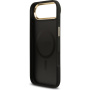 Husă Guess 4G Gold Frame cu MagSafe pentru iPhone Air - gri