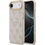 Husă Guess 4G Gold Frame cu MagSafe pentru iPhone Air - roz