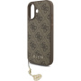 Husă Guess 4G Charms pentru iPhone 17 - maro