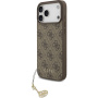 Husă Guess 4G Charms pentru iPhone 17 Pro Max - maro