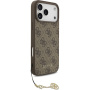 Husă Guess 4G Charms pentru iPhone 17 Pro Max - maro