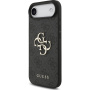 Husă Guess 4G Metal Logo Strap cu șnur pentru iPhone Air - gri