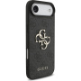 Husă Guess 4G Metal Logo Strap cu șnur pentru iPhone Air - gri